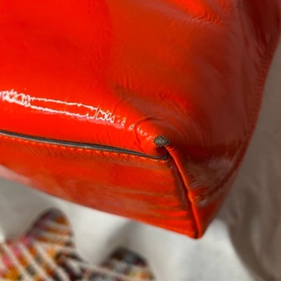 Kate Spade Fun Orange Pink Shoulder Bag - Picture 15 of 16